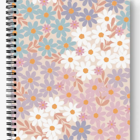 Floral Spiral Notebook