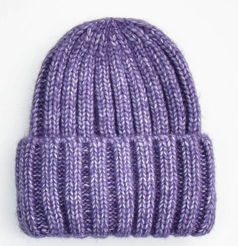 Thick Ribbed Wool Beanies (5 Colours)