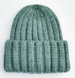 Thick Ribbed Wool Beanies (5 Colours)