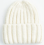 Thick Ribbed Wool Beanies (5 Colours)