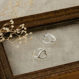 Sweetheart Hoop Earrings