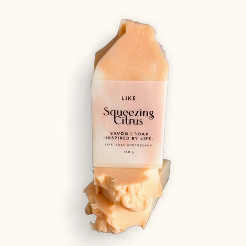 Squeezing Citrus Soap Bar