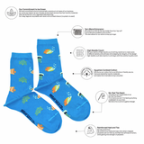 Women's Oceanlife Mismatched Crew Socks - This Did Good