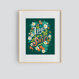 Life Can Be Sweet Strawberries 8x10 Print