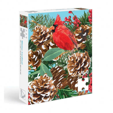 Winter Cardinal Puzzle (500 Pieces)