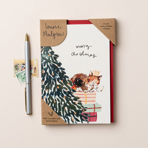 Set of 8 - Snowman and Cat