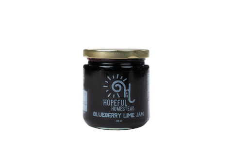 Blueberry Lime Jam | Hopeful Homestead