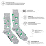 Men's Swiss Cheese Plant Socks