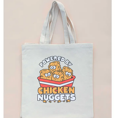 Chicken Nuggets - Organic Tote Bag
