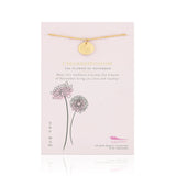 Birth Month Flower Necklaces