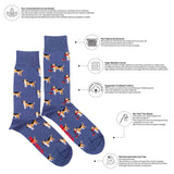 Men's Beagle Mismatched Socks