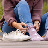Women's White Cat Socks