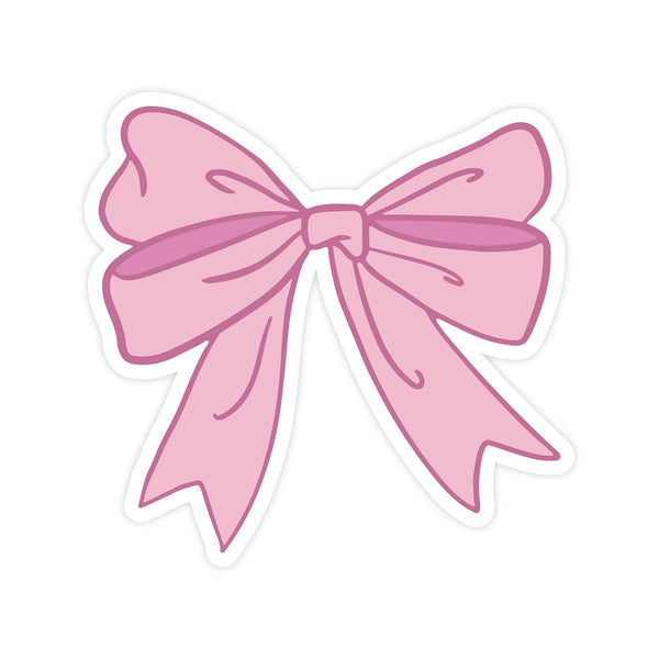 Pink Coquette Double Bow Vinyl Sticker