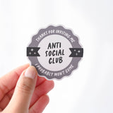 Anti-Social Club Vinyl Sticker