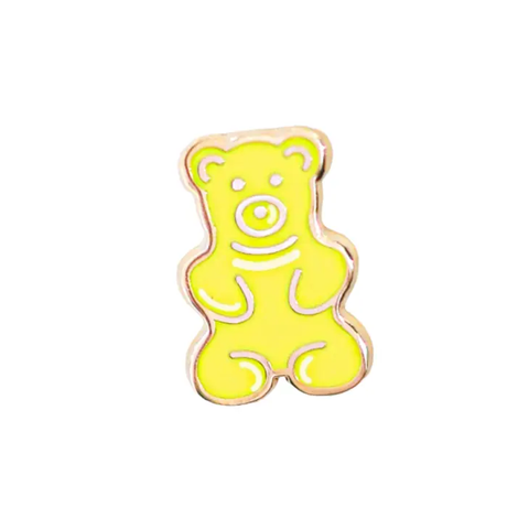Yellow Gummy Bear Enamel Pin