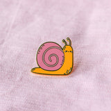 Pokey Little Snail Enamel Pin