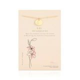 Birth Month Flower Necklaces