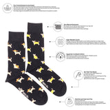 Men's Taco Dog Socks