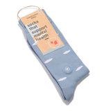 Socks that Support Mental Health (Floating Clouds)
