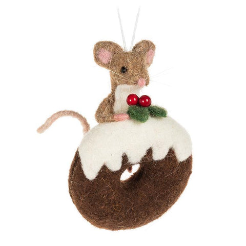 Mouse On Donut Ornament