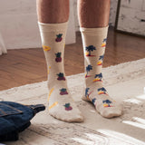 Men's Palm Tree & Pineapple Socks