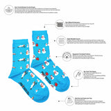 Women's Snowman Vacation Socks