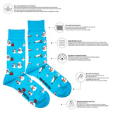 Men's Snowman Vacation Socks