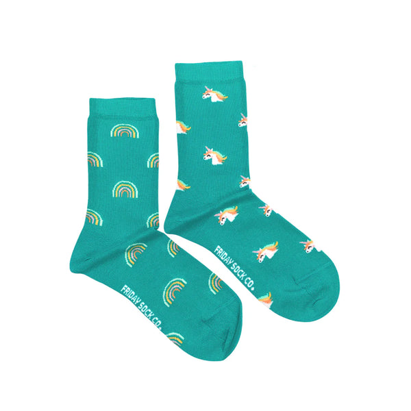 Women's Magical Unicorn & Rainbow Socks