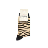 Women's Zebra Print Socks