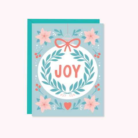 Joy Ornament Card