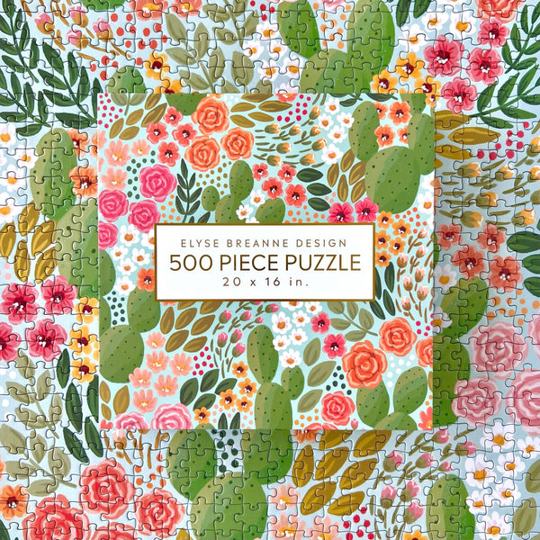 Cactus Blooms Puzzle (500 pieces)