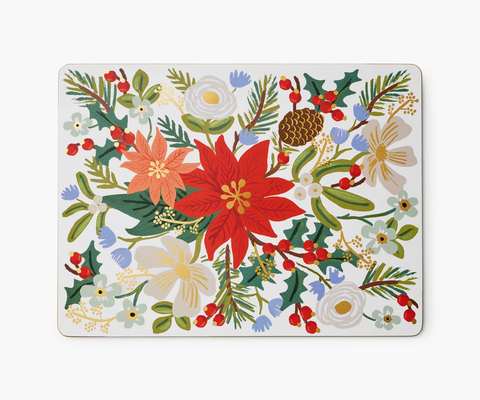 Holiday Bouquet Placemats (Set of 4)