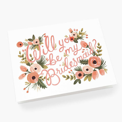 Set of 8 - Will You Be My Bridesmaid? Cards
