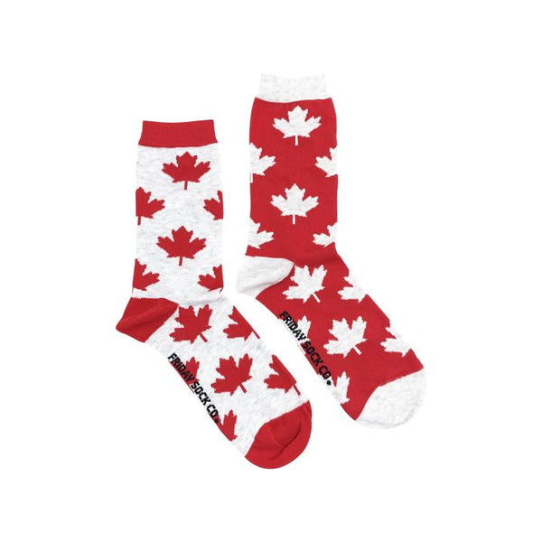 Women's Maple Leaf Socks (Crew)