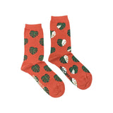 Women's Monstera Leaf Socks (Crew)