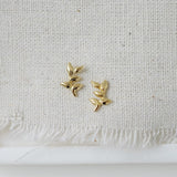 Gold Sprig Earrings