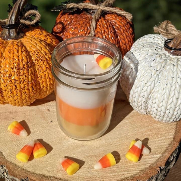 3-Layer Fall Blend Candy Corn Candle