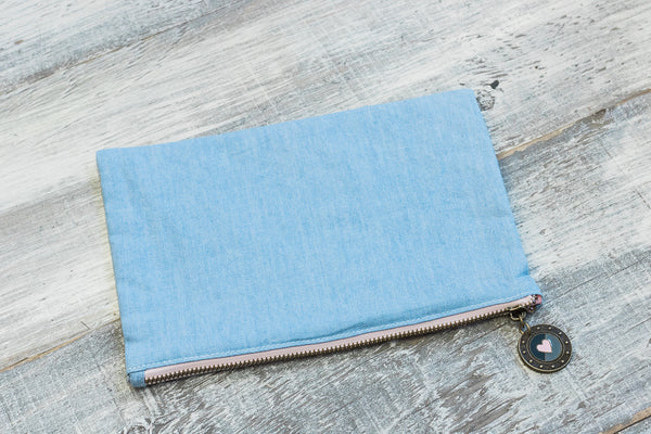 Denim Travel Pouch
