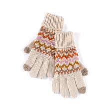 Touchscreen-Friendly Knitted Gloves