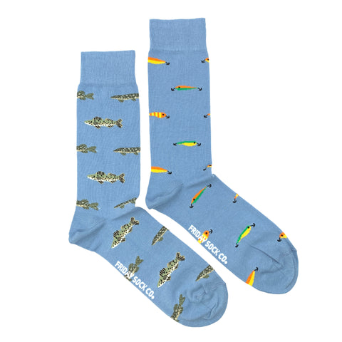 Men’s Fish & Fishing Lure Socks (Tall)