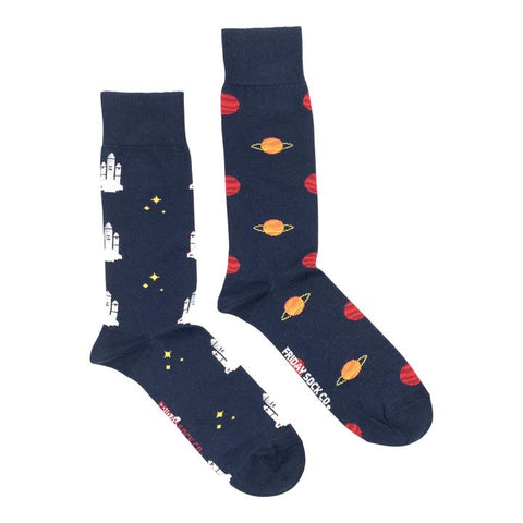Men's Planets & Space Shuttle Socks