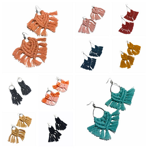 Handmade Macramé Earrings
