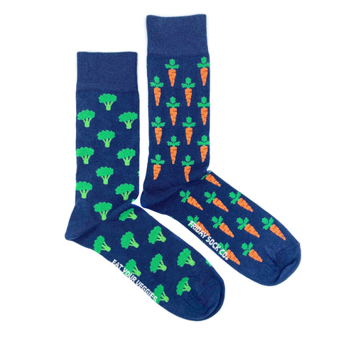 Men’s Carrots & Broccoli Socks (Tall)
