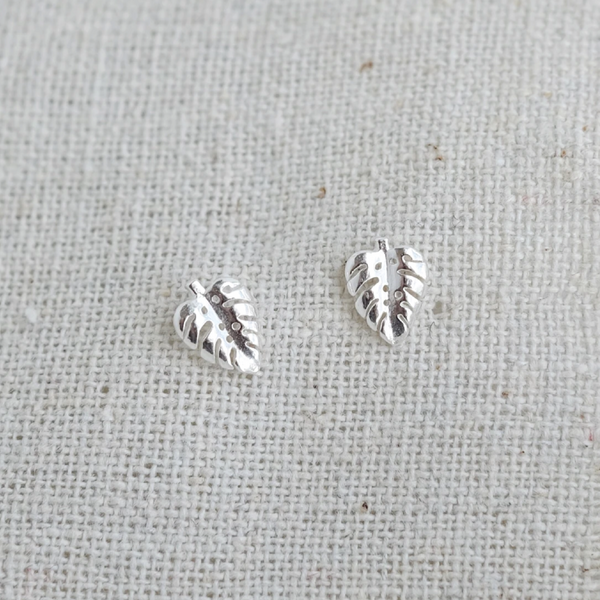 Monstera Leaf Earrings