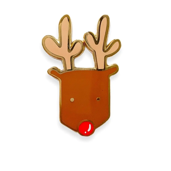 Rudolph Enamel Pin