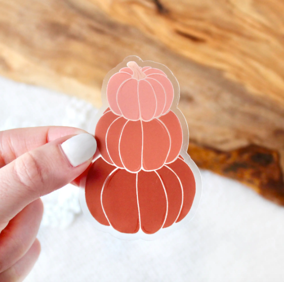 Fall Pumpkin Stack Sticker
