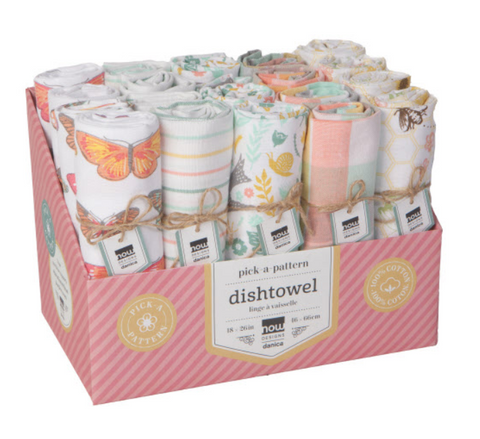 Assorted Dish Towels - Bees & Butterflies