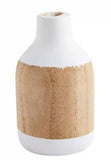Hand-Painted Paulownia Wood Bud Vase