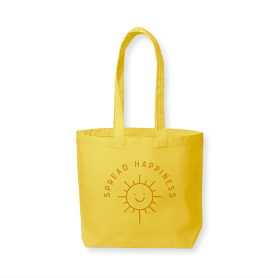Spread Happiness Tote Bag