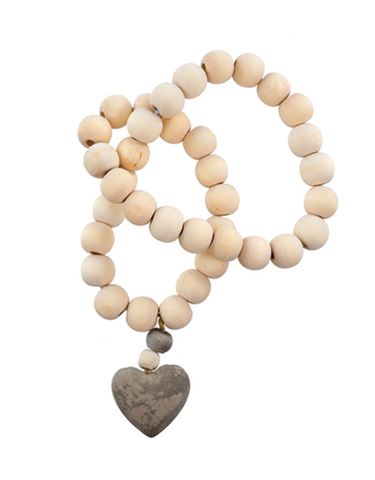 Wooden Heart Prayer Beads (Small)